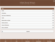 Tablet Screenshot of hotelroyalwilson-toulouse.com